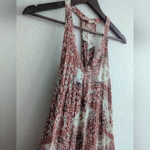 Lovestitch Pink Boho Maxi Dress